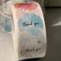 WHOLESALE LOT 2000 PCS. Thank You WATERCOLOR Package Stickers 1â USA