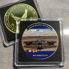US AIR FORCE B-52 STRATOFORTRESS BOMBER JET Challenge Coin with Case!