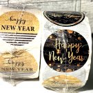 WHOLESALE LOT 1000PCS. HAPPY NEW YEAR BAG/BOX STICKERS 2”  USA SELLER