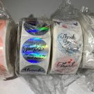 WHOLESALE LOT 2000 PCS. SELLER THANK YOU ORDER STICKERS 1" USA Seller