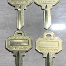 4 KEYS TOTAL Brand New BALDWIN 5 PIN KEY BLANKS Model Number BAL8335152