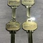4 KEYS TOTAL Brand New BALDWIN 5 PIN KEY BLANKS Model Number BAL8335152