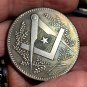 Freemasonry Challenge Coin-UNIQUE DESIGN All Seeing Eye Masonic Templar Coin