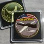 US AIR FORCE RQ-4 GLOBAL HAWK SURVAILANCE REMOTE AIRCR Challenge Coin with Case!