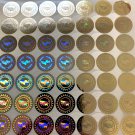 150 SILVER MADE IN USA Quality ROUND HOLOGRAM AUTHENTIC VOID SECURITY LABELS