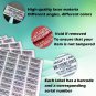 150 HOLOGRAM AUTHENTIC VOID SECURITY LABELS Warranty Barcode Numbered