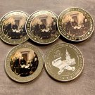 US Declaration of Independence-Commemorative 1776 Signing Challenge Coin-5 PACK!