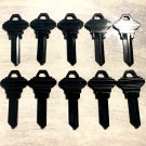 Schlage SC-1 - 10 PACK BLACK Lightweight Aluminum Titanium Key Blanks