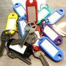 KWIKSET KW-1 House Key Blanks Nickel 10 PACK W/Write On Tags Maintenance RE