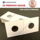 25 Guardhouse FOR CENTS/PENNIES Mylar Coin Flips-PREMIUM QUALITY COLLECTORS