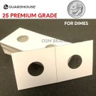 25 Guardhouse FOR DIMES Mylar Coin Flips-PREMIUM QUALITY COLLECTORS