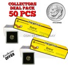 50 Guardhouse 2x2 Tetra Plastic Snaplocks For DIMES FREE SHIPPING-GREAT DEALS!