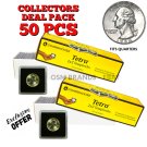 50 Guardhouse 2x2 Tetra Plastic Snaplocks For QUARTERS DEAL! FREE SHIPPING USA