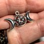 VIKING TRIPLE MOON & BAT Charm-WHOLESALE Lot of 16-USA Seller-FREE SHIPPING!