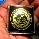 2nd Amendment Challenge Coin Right to Keep & Bear Arms-BRAND NEW With Case!