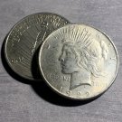 Liberty Skull Peace Skeleton Dollar Novelty Heads Tails Challenge Coin 39mm