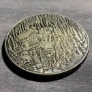 Pirate's Treasure Cave Skull Fantasy Novelty Heads Tails Challenge Coin 38mm