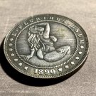 Sexy On The Edge Pool Woman Fantasy Novelty Good Luck Heads Tails Challenge Coin