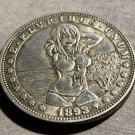Sexy Beach Woman Fantasy Novelty Good Luck Heads Tails Challenge Coin