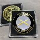 FIELD ARTILLERY Challenge Coin US Army -USA w Case Brand New!