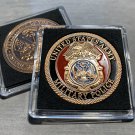 US Army MP MILITARY POLICE-COPPER Challenge Coin w CASE!