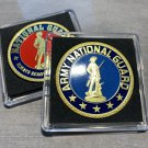 NATIONAL GUARD US Army *Always There Always Ready Challenge Coin With Case