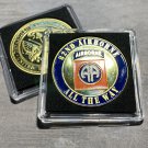 82ND AIRBORNE All The Way Challenge Coin US Army with CASE!