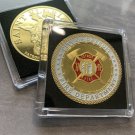 DETROIT MICHIGAN FIRE DEPARTMENT Challenge Coin w Case! Brand New!