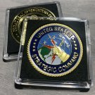 United States STRATEGIC COMMAND-WASHINGTON DC Challenge Coin w/Case New