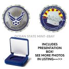 DAVIS-MONTHAN AFB A-10 Challenge Coin "Dessert Lightning Team" 1.75"  with Box!