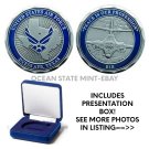 DYESS AFB TEXAS B1-B Challenge Coin "Peace is our Profession" 1.75"  w Box!