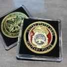 MP-Military Police Army Challenge Coin-Gold PL US Army  with CASE!