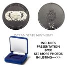 USAF Air Force Intelligence "We Were Never Here" CHALLENGE COIN 1.75” W/box