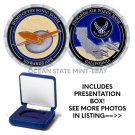 EDWARDS AIR FORCE BASE HOME OF THE SONIC BOOM 1.75" CHALLENGE COIN With Box!!