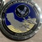 EDWARDS AIR FORCE BASE HOME OF THE SONIC BOOM 1.75" CHALLENGE COIN With Box!!