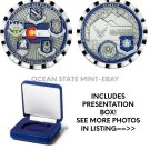 PETERSON AFB COLORADO U.S. SPACE FORCE/COMMAND Challenge Coin  Large 1.75" BOXED