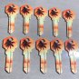 10X PALM TREE-BEACH HOUSE Uncut NEW Key Blank-HOUSE KEYS KWIKSET KW-11 6 PIN