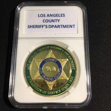 LOS ANGELES COUNTY SHERIFF'S DEPARTMENT Challenge Coin 40mm New