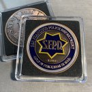 San Francisco SFPD POLICE DEPARTMENT Bronzed FINISH Challenge Coin w CASE! New!