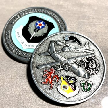 US Air Force Hurlburt Field USAF Special Operations Command Challenge Coin