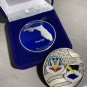 TYNDALL AFB Challenge Coin  USAF Air Combat Command 1.75"  w Box! Florida USA