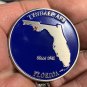 TYNDALL AFB Challenge Coin USAF Air Combat Command 1.75" w Box! Florida USA