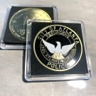 City of ATLANTA POLICE Challenge Coin Bronzed W Case