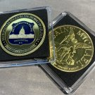 Washington D.C. Metropolitan POLICE DEPARTMENT GOLD FINISH Challenge Coin W Case