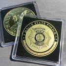 MAINE STATE POLICE TROOPER  ST MICHAEL Challenge Coin 40mm with Case New!