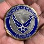 VANDENBERG AFB Challenge Coin "USAF Space Command" 1.75" w Box!