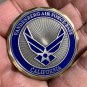 VANDENBERG AFB Challenge Coin "USAF Space Command" 1.75" w Box!