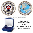 NELLIS AFB "THUNDERBIRDS" NEVADA USA Challenge Coin  1.75"  w Box! Beautiful!