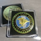 ILLINOIS STATE POLICE DEPARTMENT ST MICHAEL Challenge Coin 40mm with Case New!