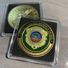 SOUTH CAROLINA HIGHWAY PATROL ST MICHAEL POLICE Challenge Coin 40mm w Case New!